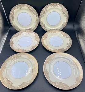 6 x VTG Noritake Japan GLENMORE 7 5/8" Salad Plates 95634 - Picture 1 of 10
