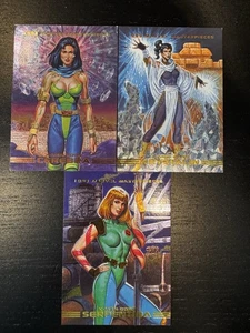 1993 Marvel Masterpieces X-MEN 2099 DYNA ETCH 3 (of 8) INSERT CARD LOT - SkyBox - Picture 1 of 5