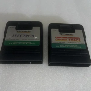 Spectron & Super Cross Force Colecovision) Tested, Cart Only Lot SpectraVideo - Picture 1 of 8
