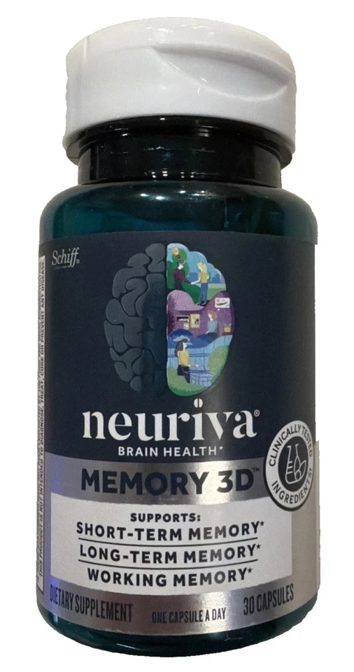 Neuriva Brain Health Memory 3D - 30 cápsulas, caducidad 4/27 Foto 1 de 1