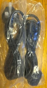 2x UK Plug to IEC Kettle Lead 1.8m Power Cord Cable PC Mains - Picture 1 of 5