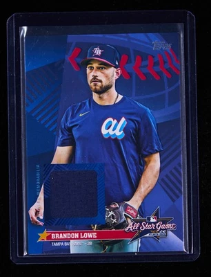 Brandon Lowe 2025 Topps Update Series All-Star Stitches Relic Event-Worn [finn5 - Image 1 of 2