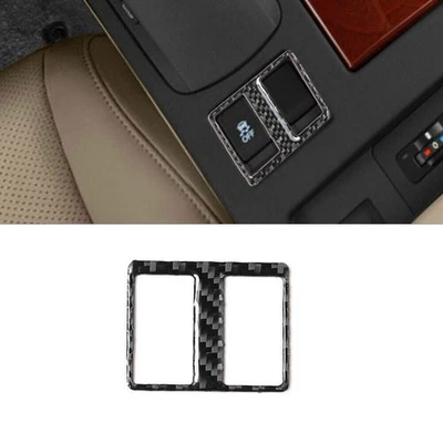 Carbon Fiber Seat Heated Button Cover Trim For Lexus RX350 RX450h 2010-2012 - Image 1 of 4