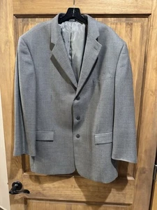 Gianfranco Ruffini Houndstooth Wool Blend Sport Coat Suit Jacket Men's 46R - Picture 1 of 6