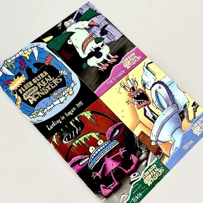 Nickelodeon AAAHH!!! Real Monsters 1995 Rare PROMO Trading Cards Set 90s Vintage - Image 1 of 4