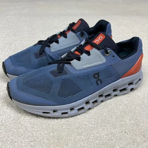 On Cloudstratus Zapatos Para Hombre Talla 10.5 Azul Lago Gris Naranja Carretera Tenis para Correr - Imagen 1 de 13