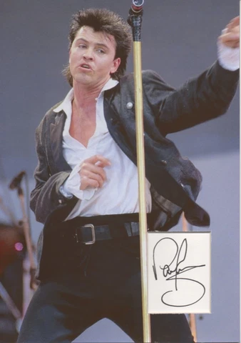 PAUL YOUNG Signed 12x8 Photo Display LOVE OF THE COMMON PEOPLE COA Cover