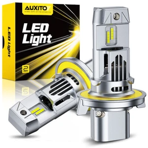 AUXITO H13 LED 9008 Headlight Bulbs Kit Low High Beam 6500K Super Bright White - Picture 1 of 12