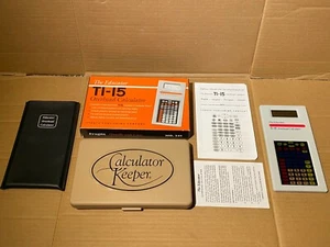Calculator Keeper TI-15 Educator Overhead Calculator in Original Box - Picture 1 of 8