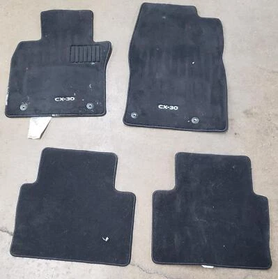 2022 MAZDA CX-30 OEM Carpet Floor Mats; Black, 4 Piece - Image 1 of 4