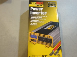 EverStart Maxx 1500-Watt Power Inverter (PC1500E) BRAND NEW - FREE SHIPPING - Picture 1 of 2
