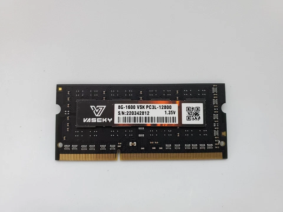 Portátil Samsung 8 GB DDR3 SODIMM 1600 MHz PC3-12800 204 pines memoria RAM PC3L DDR3L Foto 1 de 2
