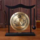 Desktop Gong with Stand, Dragon Pattern, Decor