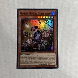 YU-GI-OH! Goblin Biker Gone Wild ROTA-EN012 Super Rare NM 1st Edition - Picture 1 of 3