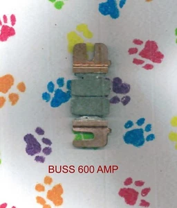 FUSIBILE RINNOVO BUSSMAN LKN 600 SINISTRO 600 AMP 250 VOLT - Foto 1 di 1