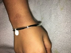 925 Sterling Silver* Handcrafted*Cuff bracelet*adjustable - Picture 1 of 2