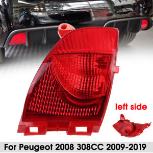 New Rear Bumper Light Lamp Fog Left Side Fit for Peugeot 2008 308CC 2009-2019