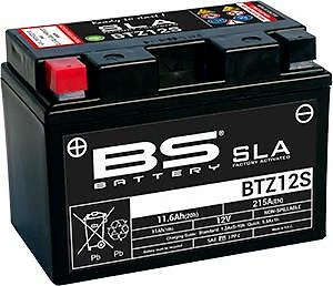 BTZ12S YTZ12S MF SLA Factory Filled BS Battery FITS HONDA VTR1000 SP2 2002-2005 - Image 1 of 4