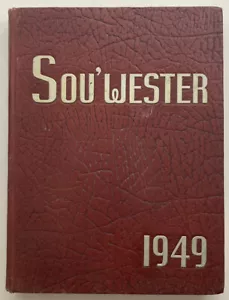 Anuario Sou'Wester 1949 de colección, Southwestern University, Georgetown TX Texas - Imagen 1 de 20