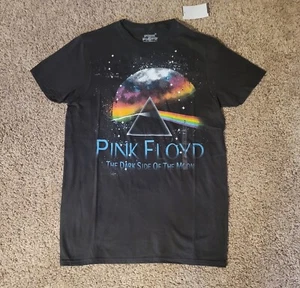 Brandneu Herren Größe Small Pink Floyd Dark Side Of The Moon Galaxie Regenbogen TShirt - Bild 1 von 7