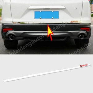 For Honda CR-V 2017-2022 Chrome steel REAR TRUNK TAIL GATE DOOR LID COVER TRIM - Picture 1 of 5