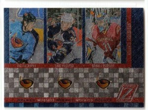 2010-11 Zenith Mozaics #1 Ondrej Pavelec / Eric Boulton / Nik Antropov TRASHERS