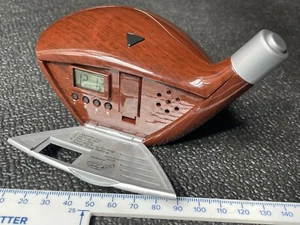 Reloj despertador de escritorio Travelpro EE. UU. diseño Eiffel edición limitada forma de cabeza de palo de golf - Imagen 1 de 10