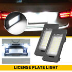 Pair License Plate w/ Lights LED Tag Lamp For BMW E90 E92 E39 E60 E61 M5 E70 E39