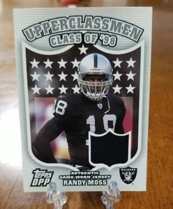 2006 Topps Draft Picks and Prospects Upperclassmen Relics Randy Moss HOF - Picture 1 of 2