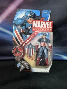 Hasbro 2009 Marvel Universe Series 2 #008 Captain America 4" Action Figure 3.75” - Picture 1 of 3