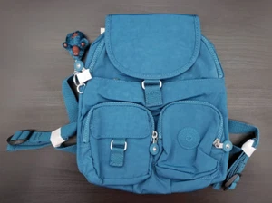 Kipling BP3901 Lovebug Travel Small Backpack Polyamide Nylon Twinkle Teal, NWT - Picture 1 of 2