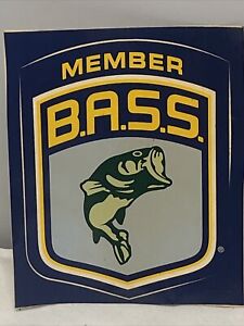 BASS B.A.S.S. Member Sticker/Decal - 3.5 x 4.25