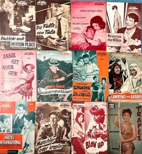 Sammlung Filmprogramme 12 Stück Abverkauf - Illustrierte Filmbühne u.a. Konvolut - Picture 1 of 1