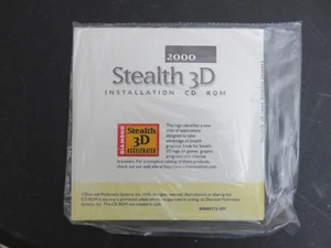 SEALED Diamond Stealth 3D 2000 Install CD ROM Drivers MED 001025-02 - Picture 1 of 2