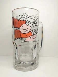 Vintage ZIGGY Macho Becher (1979) RIESIG 32 Unzen 3 Pfund Glas Bierkrug TOM WILSON - Bild 1 von 2