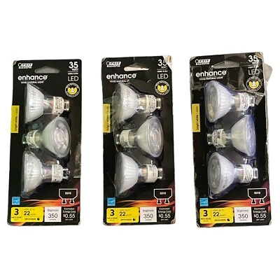 Feit Electric 35W Bright White(3000 K) LED Light Bulb 350 Lumens (9 Bulbs)PZ - Image 1 of 4