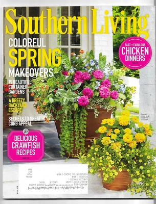 Southern Living Magazine April 2016 - COLORFUL SPRING MAKEOVERS Foto 1 de 2