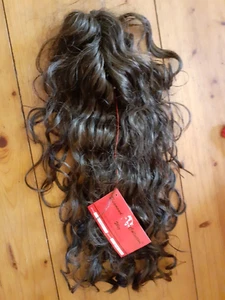 Haarverlängerung, Haarteil, Klammer braun Länge 60 cm - Bild 1 von 3