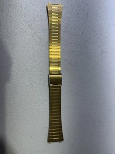 Vintage Pre-Owned Seiko Sliding Clasp Base Metal B Band 177.8mm Long B1690L - Picture 1 of 5