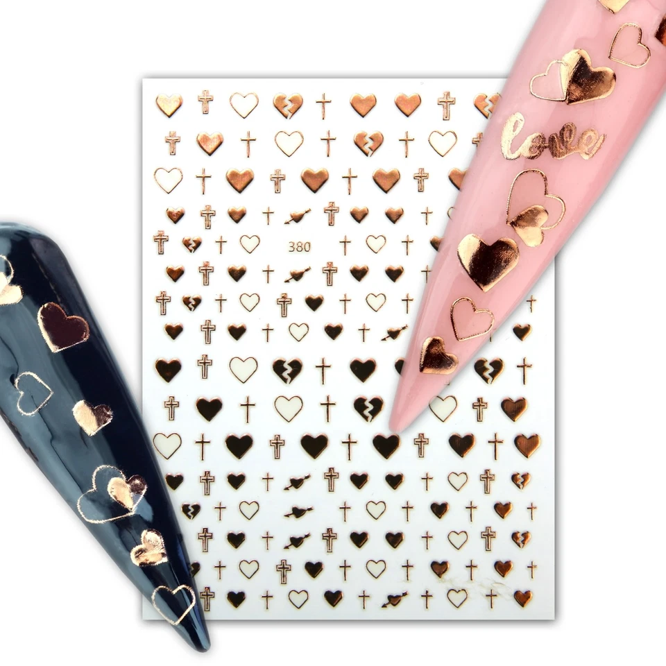 VON WELLEAN EIGENART 3 adesivi per unghie - Stick On Nail Slides - adesivi per unghie autoadesivi (SONS-119)