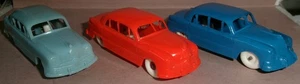 F&F Mold 1950 Orange & Pale Blue FORD CUSTOM FORDOR SEDAN & 1951 Blue- Kellogg's - Picture 1 of 19