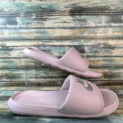 Sandalias Nike para mujer talla 12 rosa sin cordones cómodas informales ligeras Foto 1 de 4