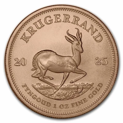 2025 South Africa 1 oz Gold Krugerrand BU - Image 1 of 2