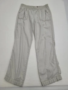 So American Heritage Juniors Linen Pants Light Khaki Women’s Medium - Picture 1 of 7