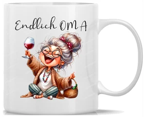 Tasse Kaffeebecher Oma Endlich OMA - 6 - Bild 1 von 2