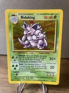 Nidoking 011/102 Base Set Holo - Picture 1 of 2