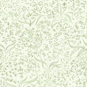 Floral Peel and Stick Wallpaper Vintage Green Leaf Botanical Removable Wallpa... - Picture 1 of 9