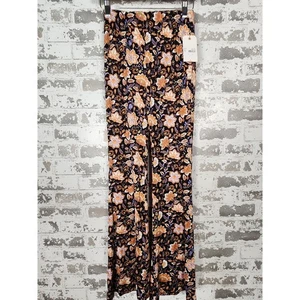 Billabong Sundown Damen Hose Gr. S 8 Boho Blumendruck Freizeit Relaxed Weites Bein - Bild 1 von 22