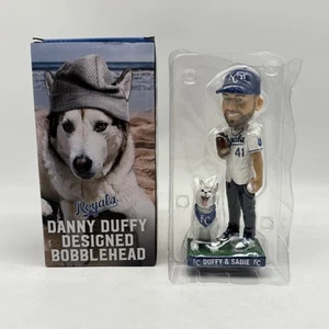 Kansas City Royals Baseball Danny Duffy & Sadie 2019 Bobblehead! - Picture 1 of 13