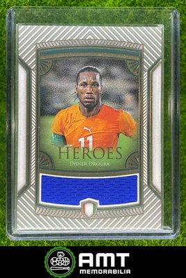 2025 Futera HR07 Didier Drogba Heroes Jersey 17/20 Chelsea - Image 1 of 3